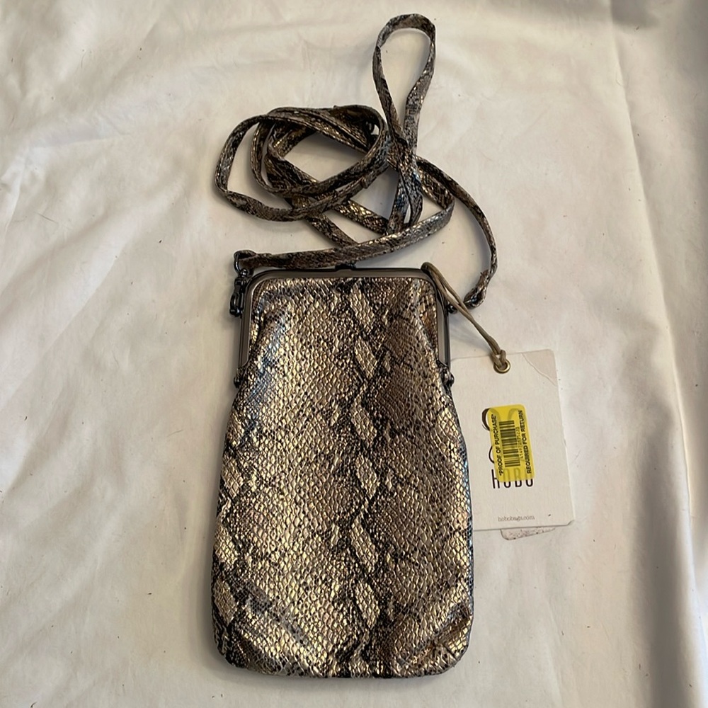 BRAND NEW HOBO SNAKESKIN CROSSBODY